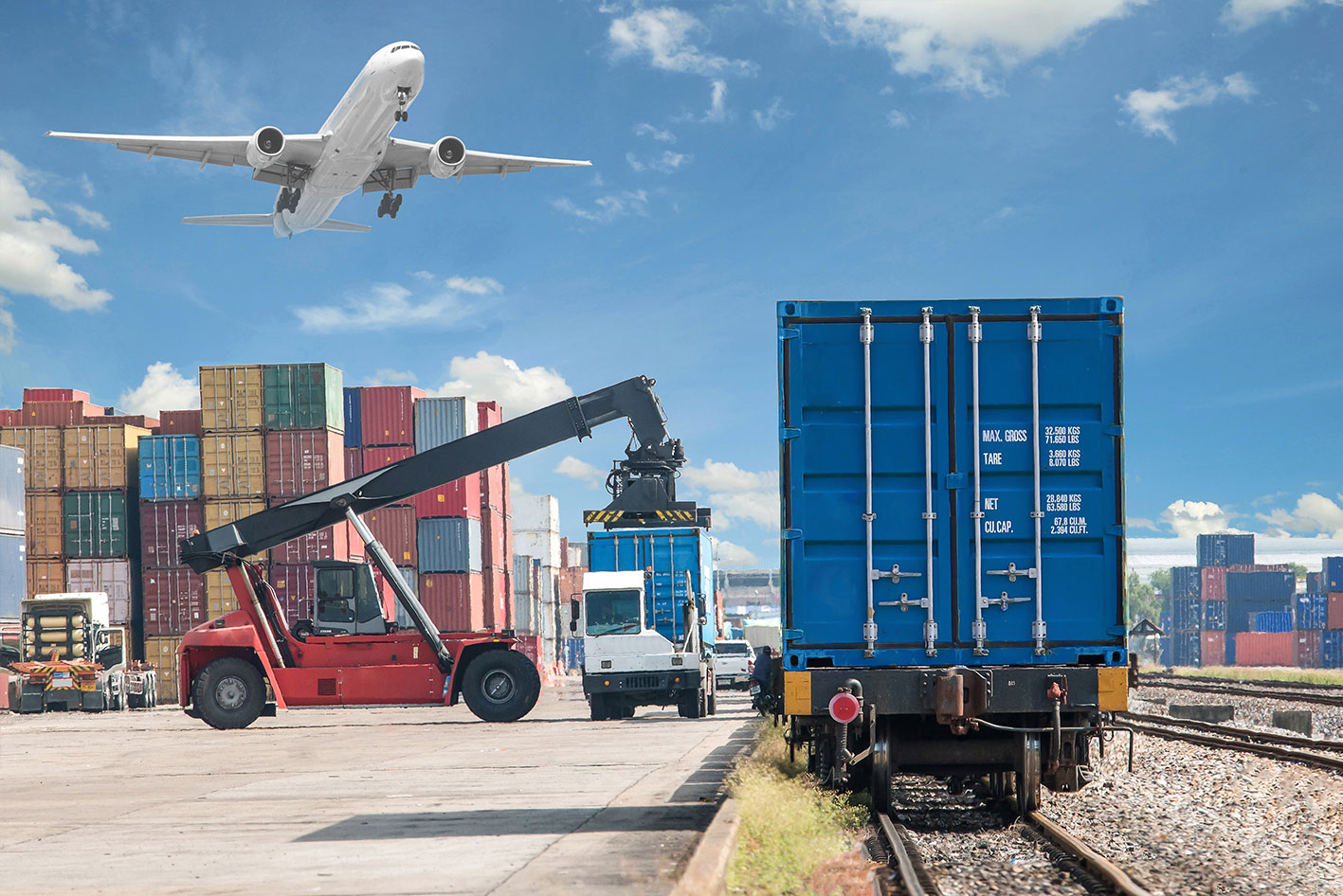 Speditionversand und Logistik: Multimodaler Transport